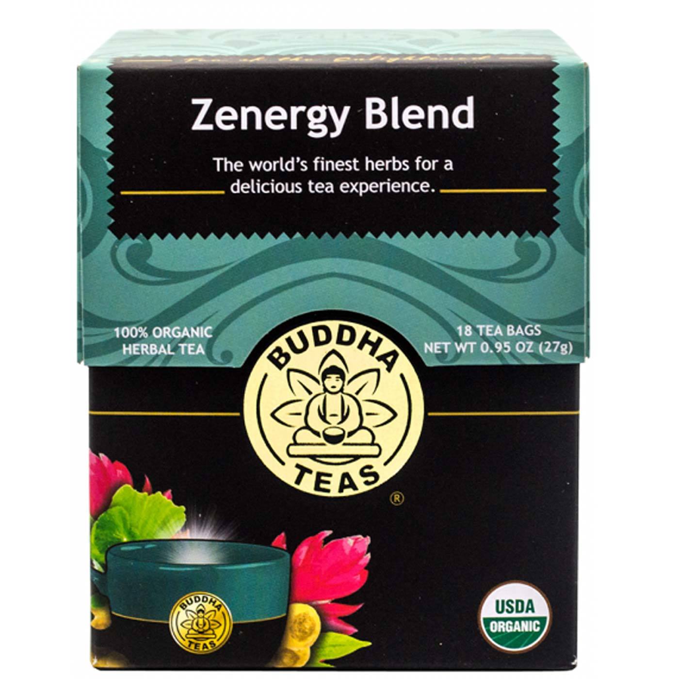 Comprar Buddha Teas, Mistura Zenergy - 18 Saquinhos de Chá