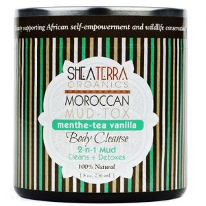 Comprar Shea Terra Orgânicos Moroccan Mud-Tox, Menthe Vanilla - 8 oz