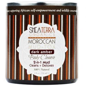 Comprar Shea Terra Orgânicos Moroccan Mud-Tox, Âmbar escuro - 8 oz