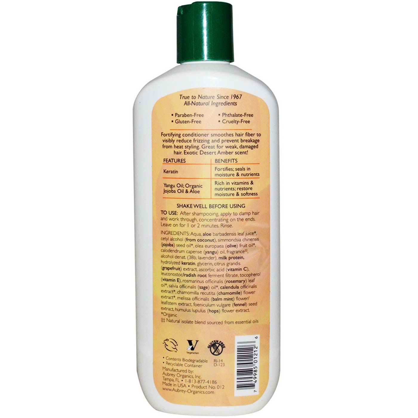 Comprar Aubrey Orgânicos J.A.Y. Conditioner - 11 oz - Imagem 2