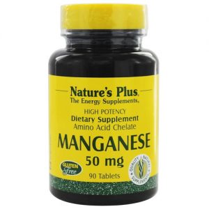 Comprar Nature's Plus, Manganês 50 mg - 90 Tabletes
