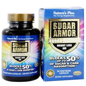 Comprar Nature's Plus, Sugar Armor™ Bloqueio do Açúcar Para Ajudar na Perda de Peso - 60 Cápsulas Vegetarianas