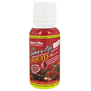 Comprar Nature's Plus, Líquido Vermelho Fontes de Vida - Multivitamínico e Mineral - 8 fl oz
