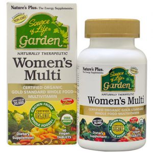 Comprar Nature's Plus, Multivitamínico para Mulheres Source of Life® Garden - 90 Tabletes Veganos