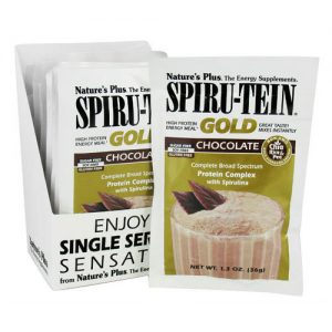 Comprar Nature's Plus, Spiru-Tein® Ouro - Sabor Chocolate - 8 Pacotes
