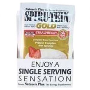 Comprar Nature's Plus Spiru-Tein Gold, morango - 8 Packets