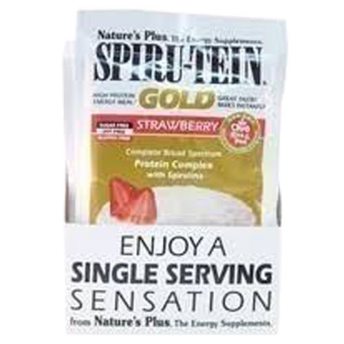 Comprar Nature's Plus Spiru-Tein Gold, morango - 8 Packets