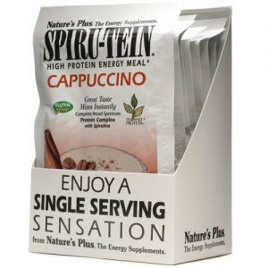 Comprar Nature's Plus, Spiru-Tein® - Sabor Cappuccino - 8 Pacotes