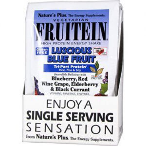 Comprar Nature's Plus Fruitein Shake Mix, Fruta Azul - 8 Packets