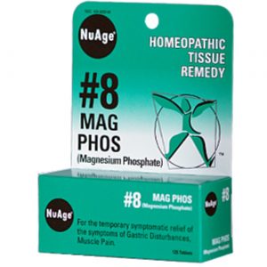 Comprar NuAge Homeopathic Remedies, #8 Fosfato de Magnésio - 125 Tabletes