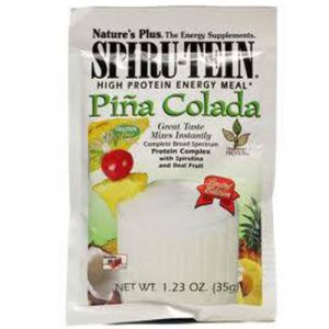 Comprar Nature's Plus, Proteína Spiru-Tein®, Pina Colada - 8 Pacotes
