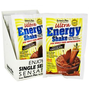 Comprar Nature's Plus Ultra Energia Shake, Chocolate - 8 Packets