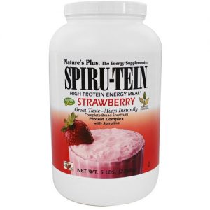 Comprar Nature's Plus, Proteína Spiru-Tein®, Morango - 2,27 Kg
