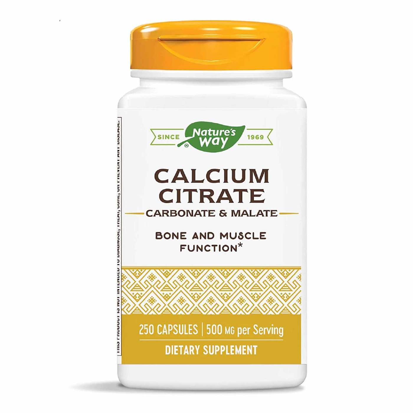Comprar Nature's Way Cálcio Citrate - 500 mg - 250 Cápsulas