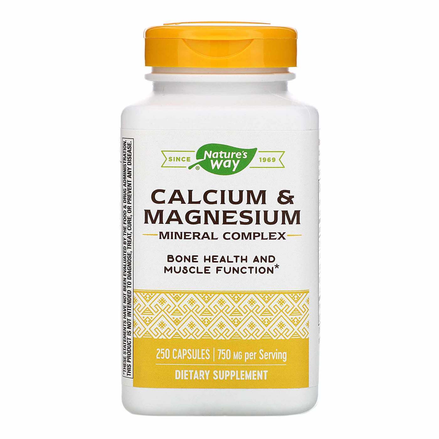 Comprar Nature's Way, Complexo Mineral de Cálcio & Magnésio - 250 Cápsulas