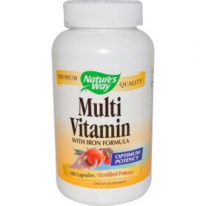 Comprar Nature's Way Multi Vitamina com Iron Formula - 180 Cápsulas