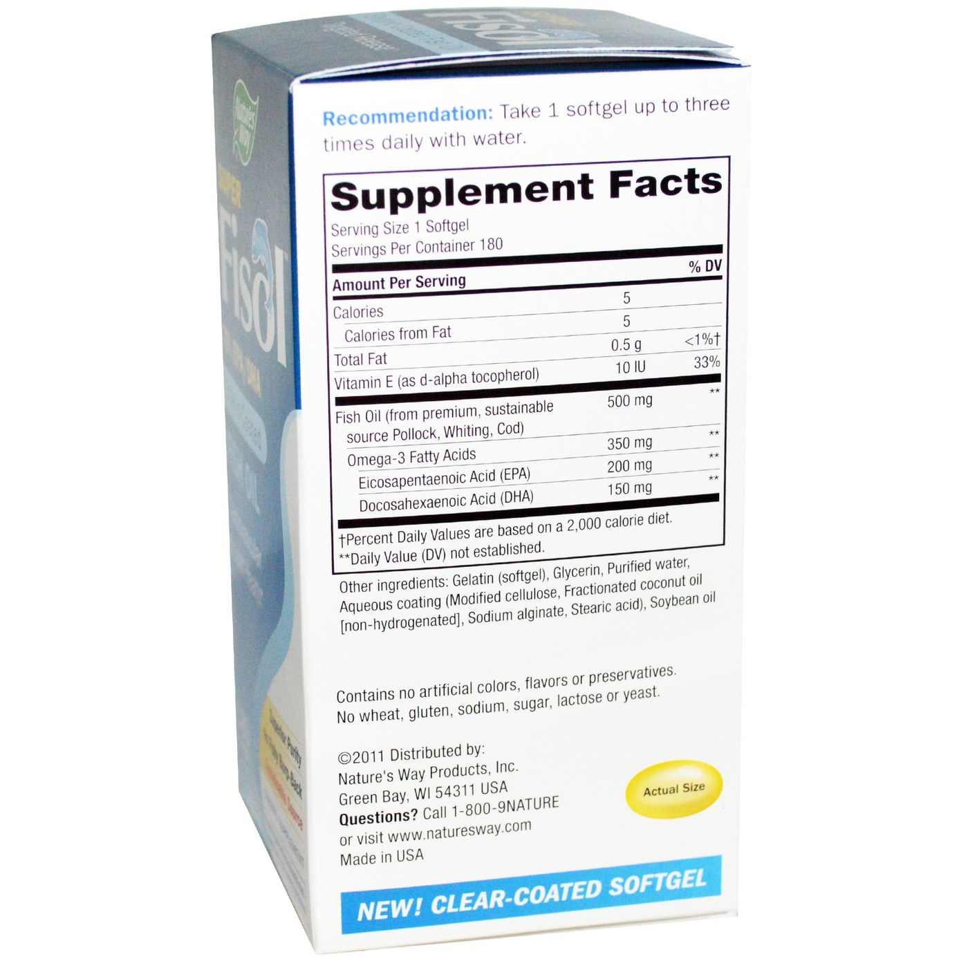 Comprar Nature's Way Super Fisol - 180 Cápsulas em Gel - Imagem 2