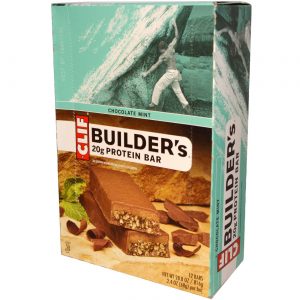 Comprar Clif Bar, Barras de Proteína Builder's®, Sabor Chocolate Mentolado - 12 Barras