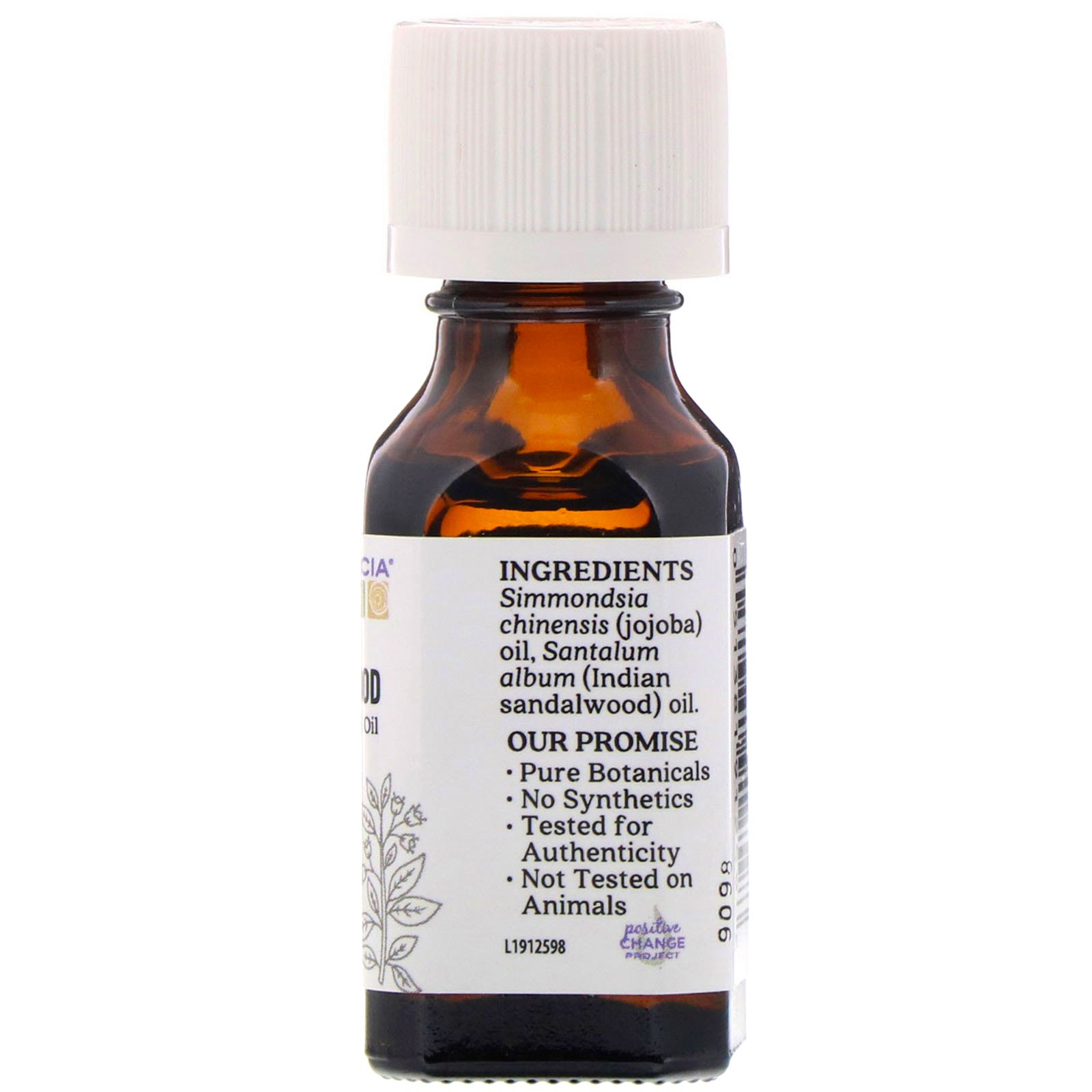 Comprar Aura Cacia, Óleo Essencial Puro em Óleo de Jojoba, Sândalo Indiano, 0,5 fl oz (15 ml) - Imagem 2