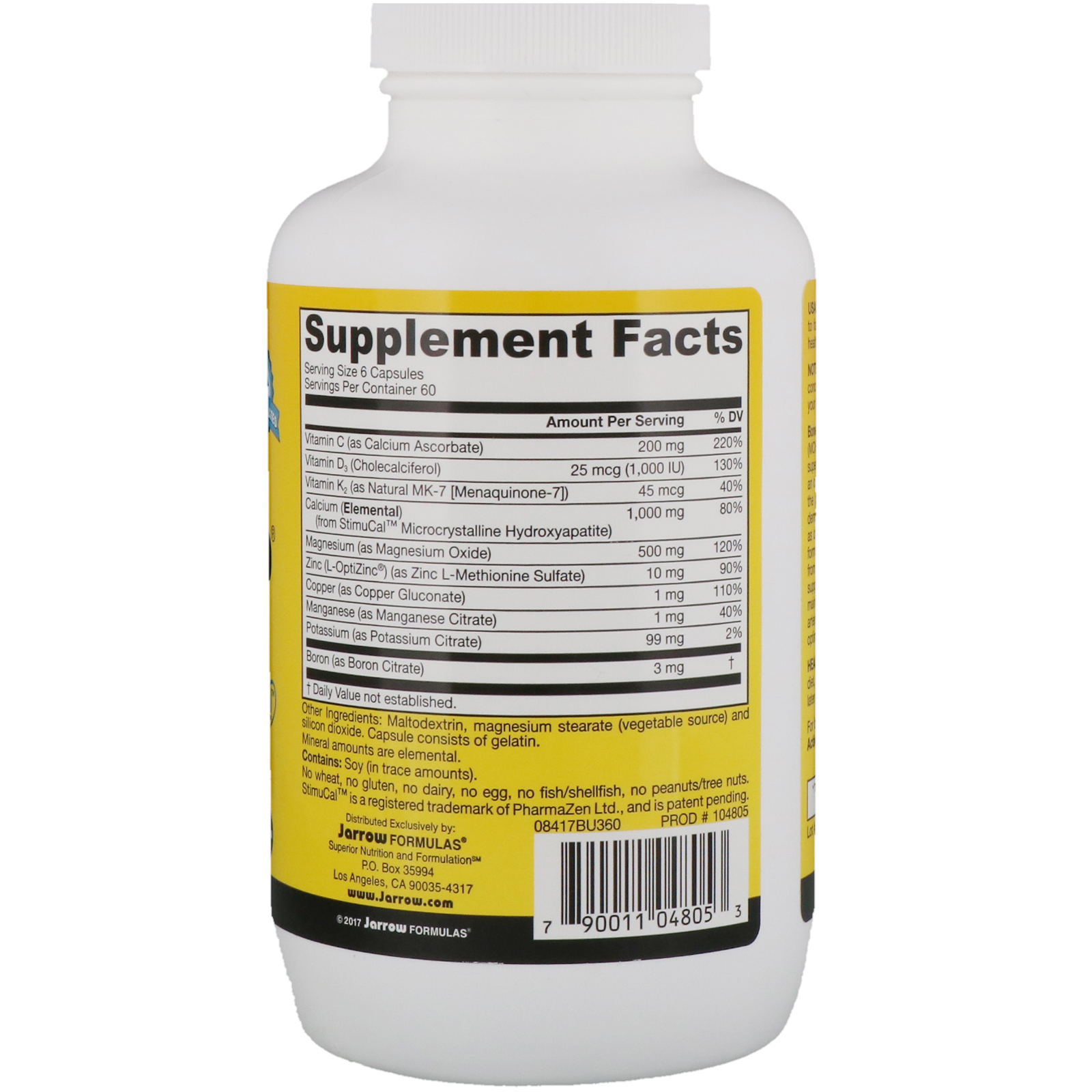 Comprar Jarrow Formulas, Bone-Up, 360 Cápsulas - Imagem 2