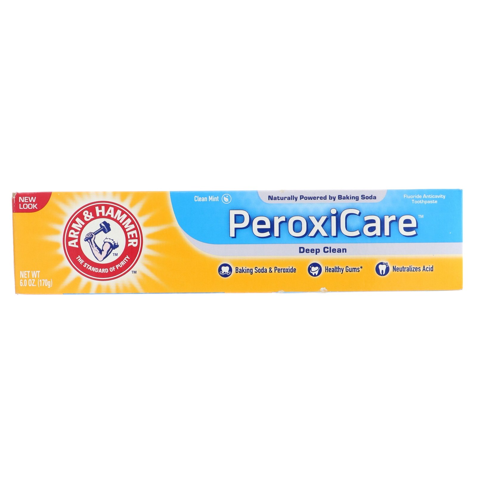 Comprar Arm & Hammer, PeroxiCare, Deep Clean Toothpaste, Fresh Mint, 6.0 oz (170 g) - Imagem 2
