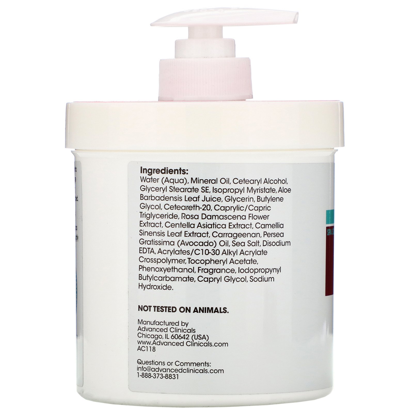 Comprar Advanced Clinicals, Anti-Aging Rescue Cream, Bulgarian Rose, 16 oz (454 g) - Imagem 2