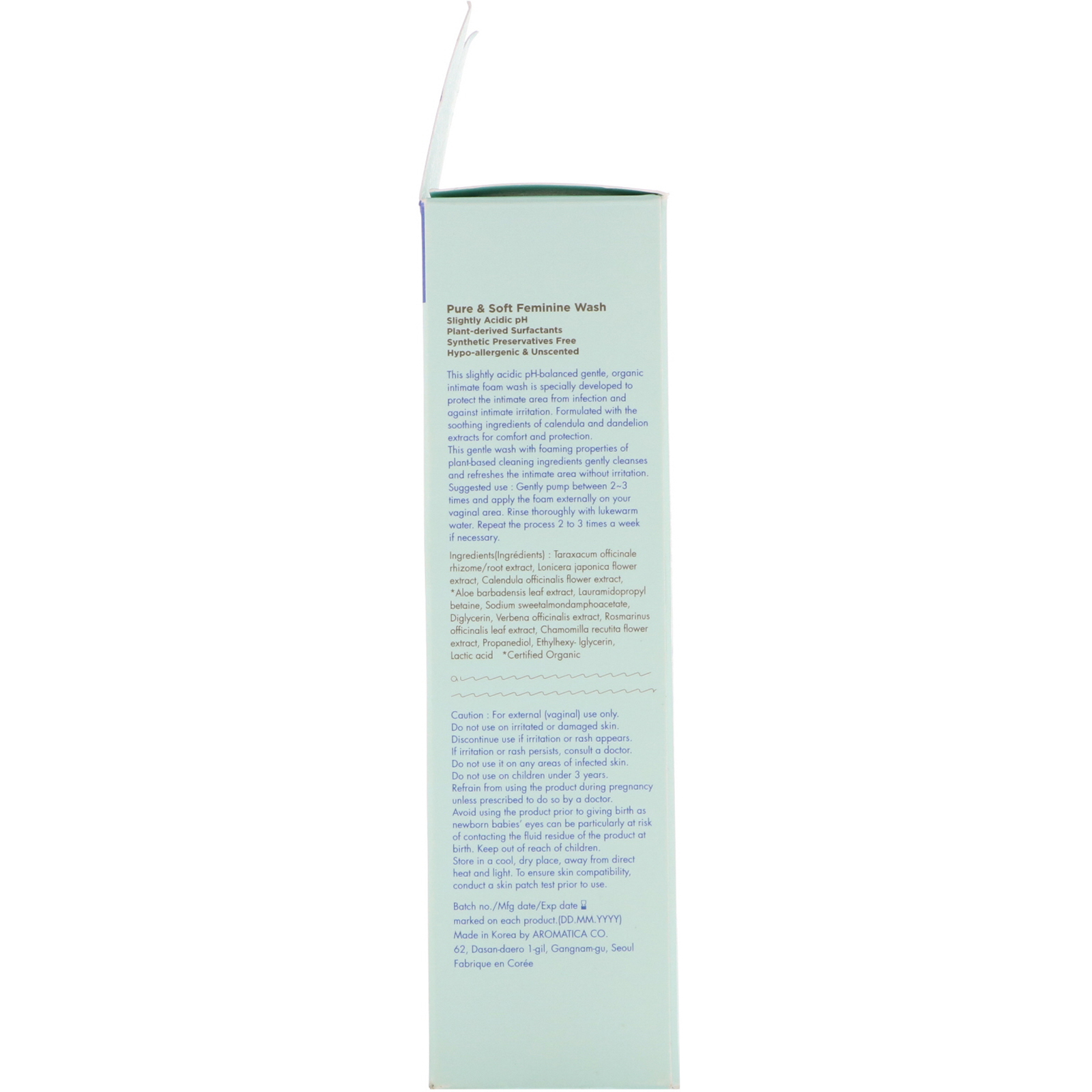 Comprar Aromatica, Pure & Soft Feminine Wash, 5.7 fl oz (170 ml) - Imagem 3