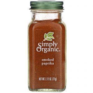 Comprar Simply Organic, Páprica Orgânica Defumada, 77 g (2,72 oz)