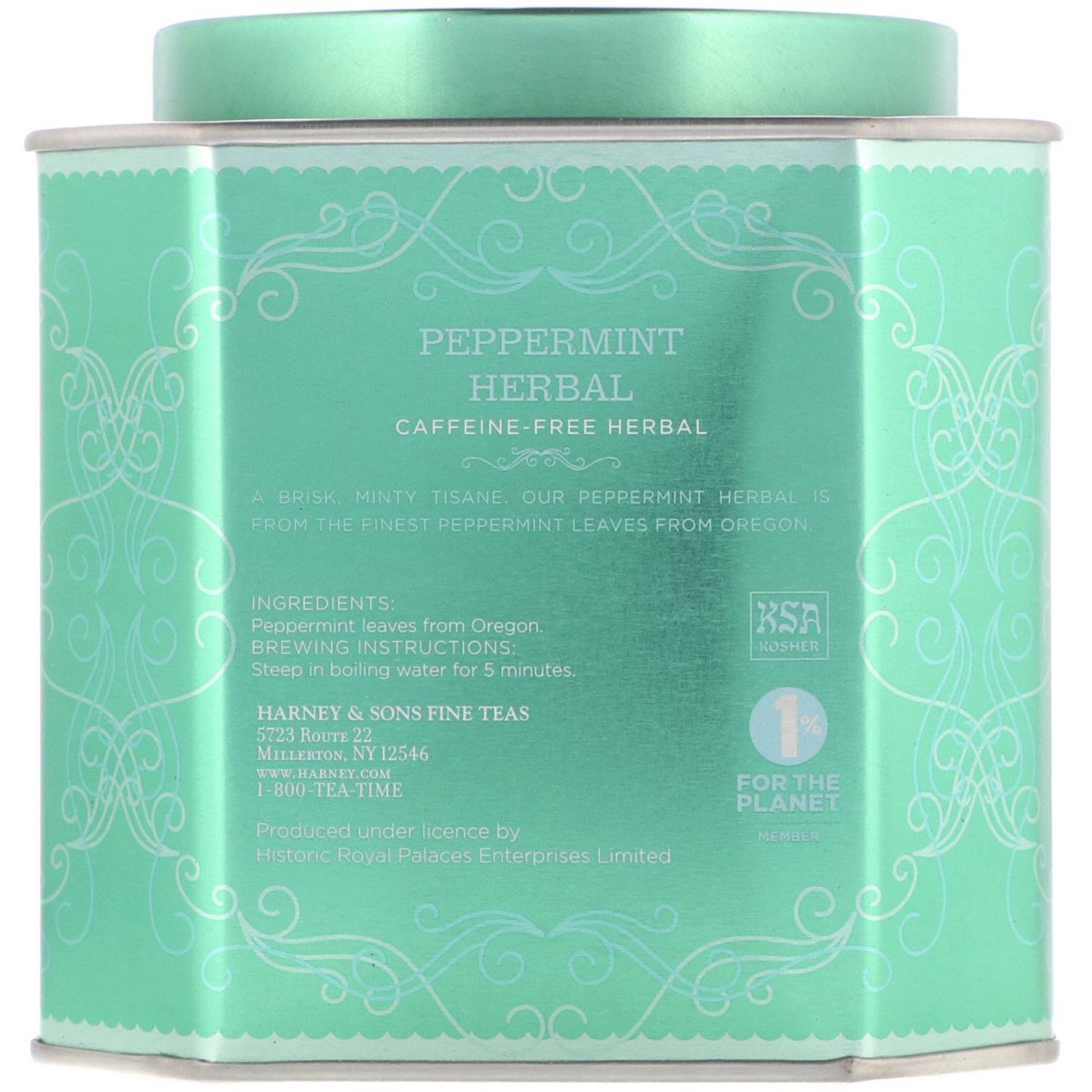 Comprar Harney & Sons, Herbáceo de Hortelã, Harbáceo Sem Cafeína, 30 Sachês, 1,9 oz (54 g) - Imagem 2