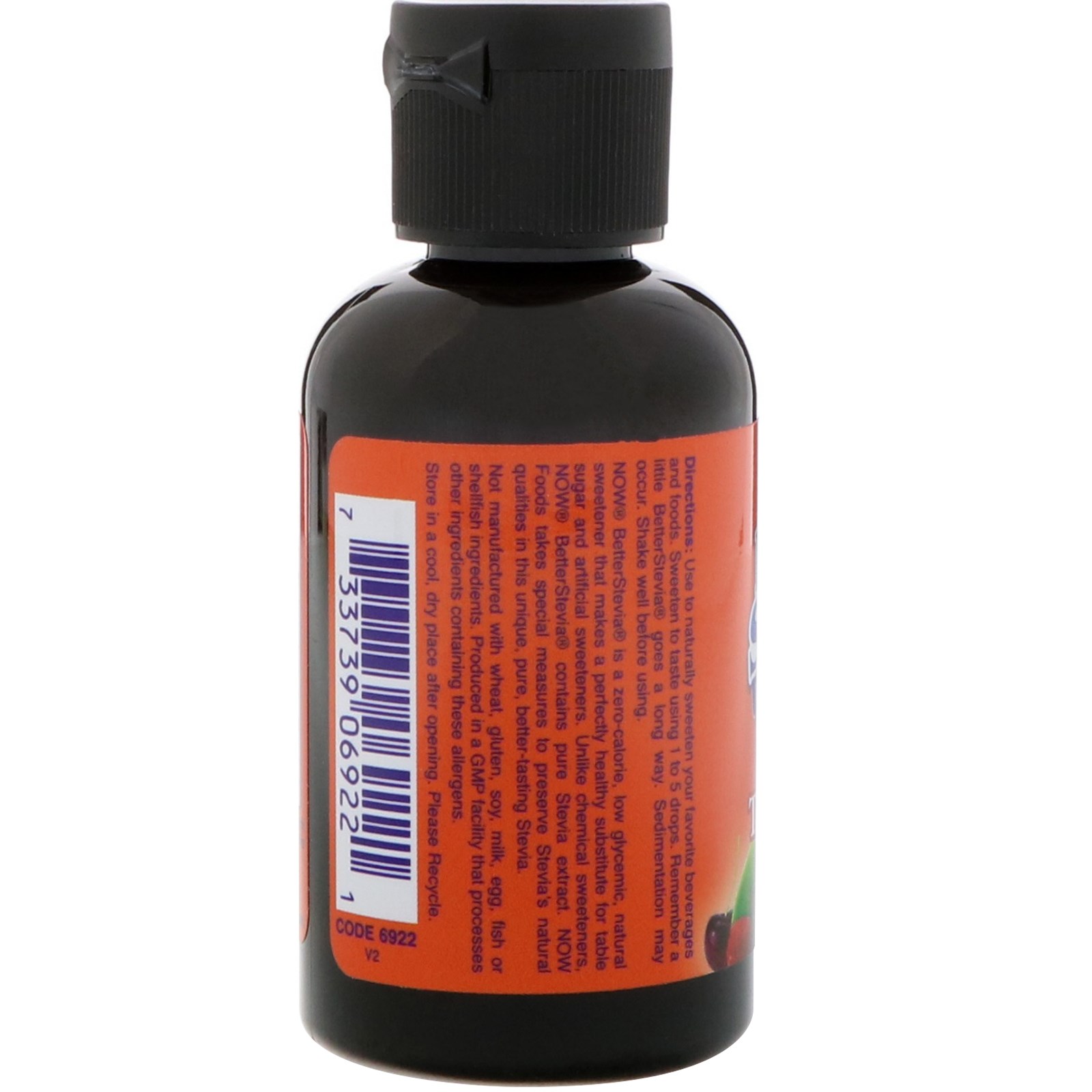 Comprar Now Foods, Estévia Líquido Adoçante, Frutas Tropicais, 2 fl oz (60 ml) - Imagem 3