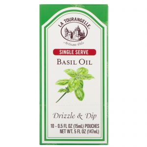 Comprar La Tourangelle, Drizzle & Dip, Basil Oil, 10 Pouches, 0.5 fl oz (15 ml) Each