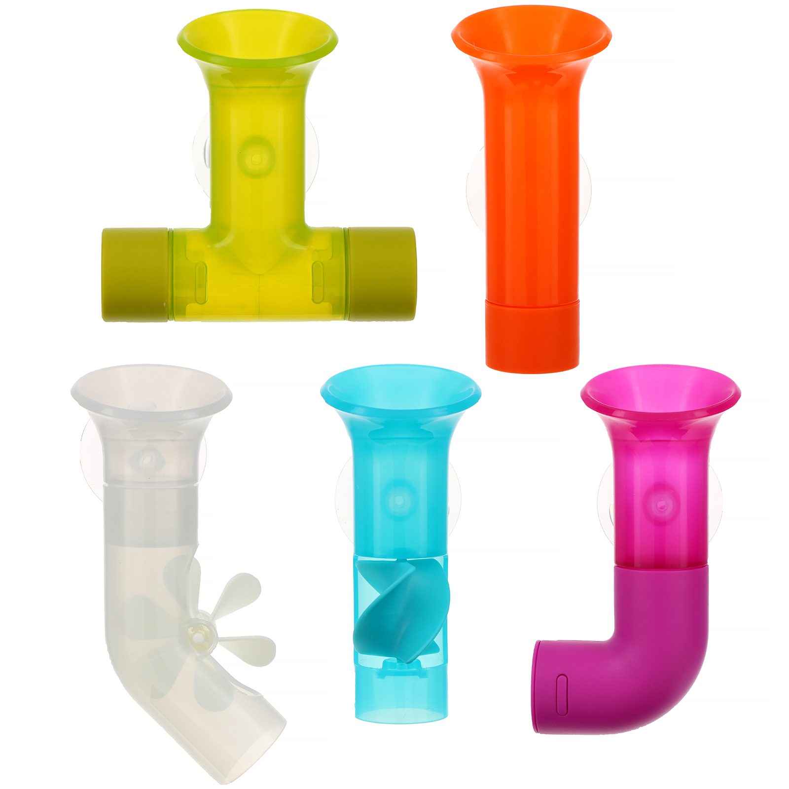 Comprar Boon, Pipes, Building Bath Toy Set, 5 Bath Toys, Colors May Vary, 12+ Months - Imagem 3
