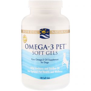 Comprar Nordic Naturals, Omega-3 Pet, Cápsulas Softgel, para Cães, 180 Cápsulas Softgel