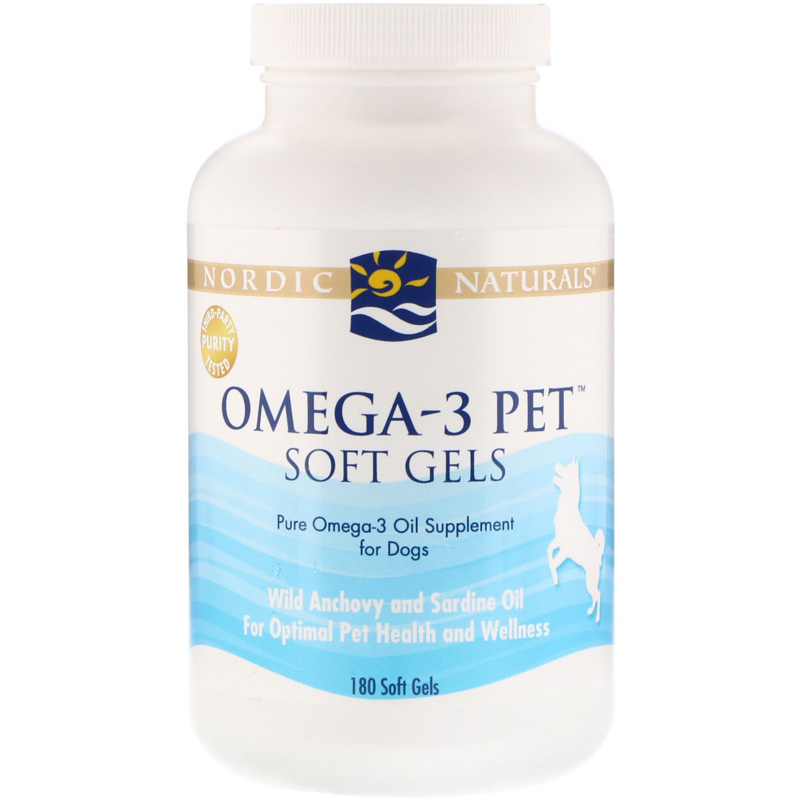 Comprar Nordic Naturals, Omega-3 Pet, Cápsulas Softgel, para Cães, 180 Cápsulas Softgel