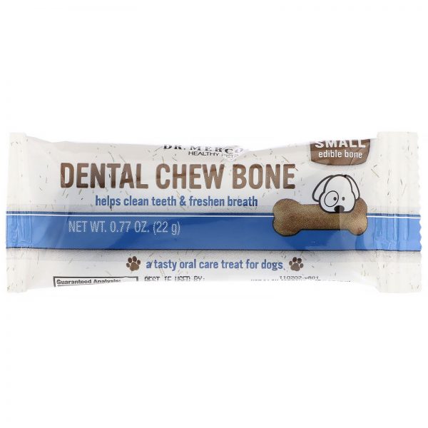 Comprar Dr. Mercola, Dental Chew Bone, Small, For Dogs, 12 Bones, 0.77 oz (22 g) Each - Imagem 4
