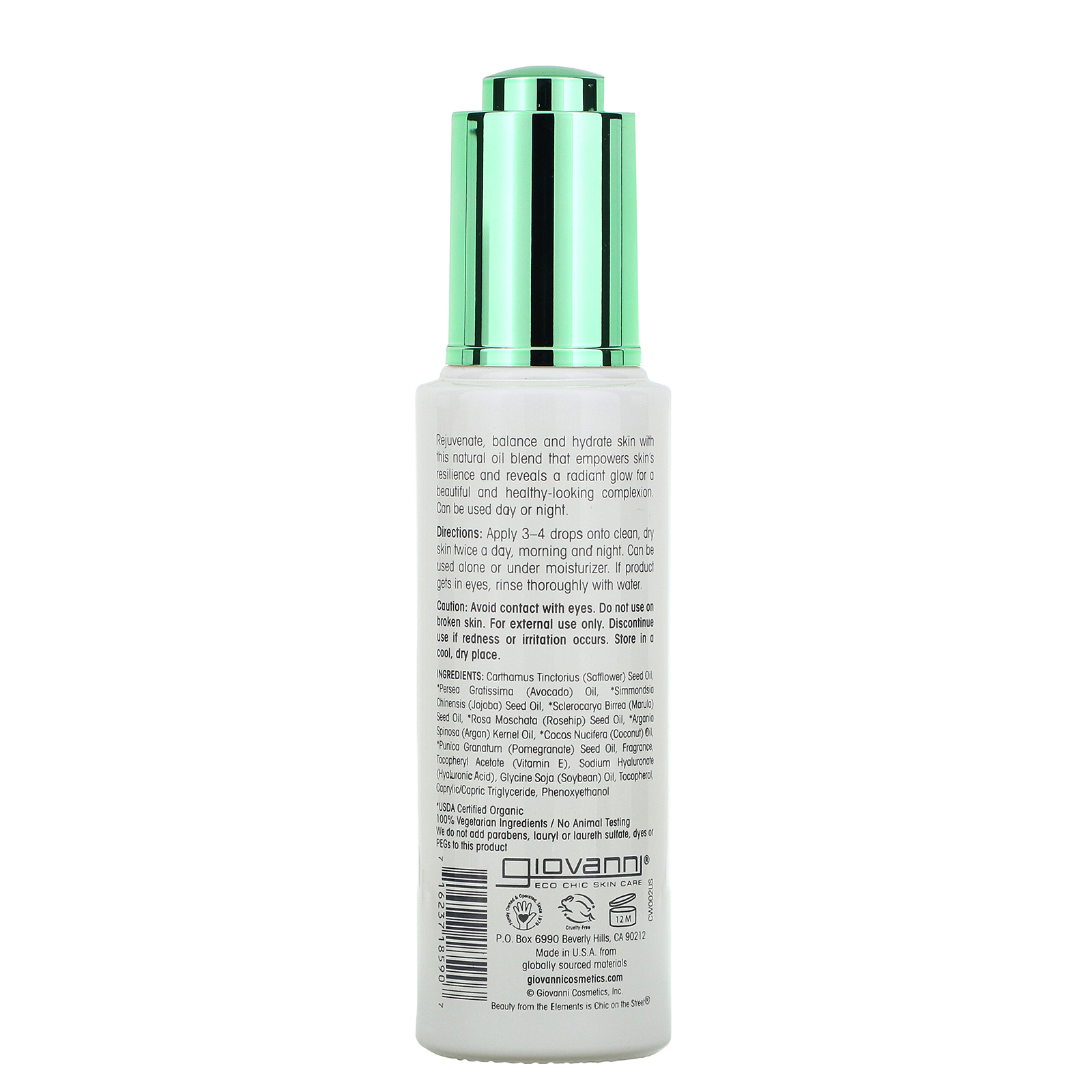 Comprar Giovanni, Rejuvenating Facial Oil, Avocado & Jojoba, 1.6 fl oz (47 ml) - Imagem 2