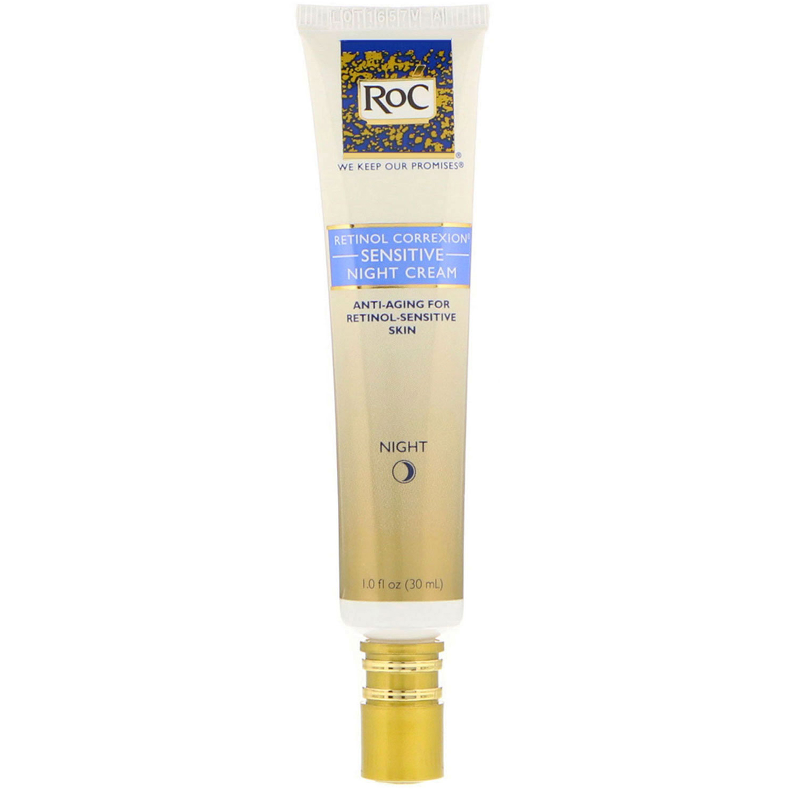 Comprar RoC, Correção com Retinol, Creme Noturno para Peles Sensíveis, 1,0 oz fl (30 ml)