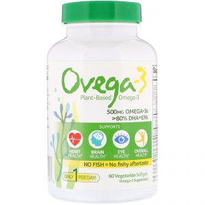 Comprar Ovega-3, Ovega-3, DHA + EPA, 500 mg, 60 Cápsulas Gelatinosas Vegetarianas