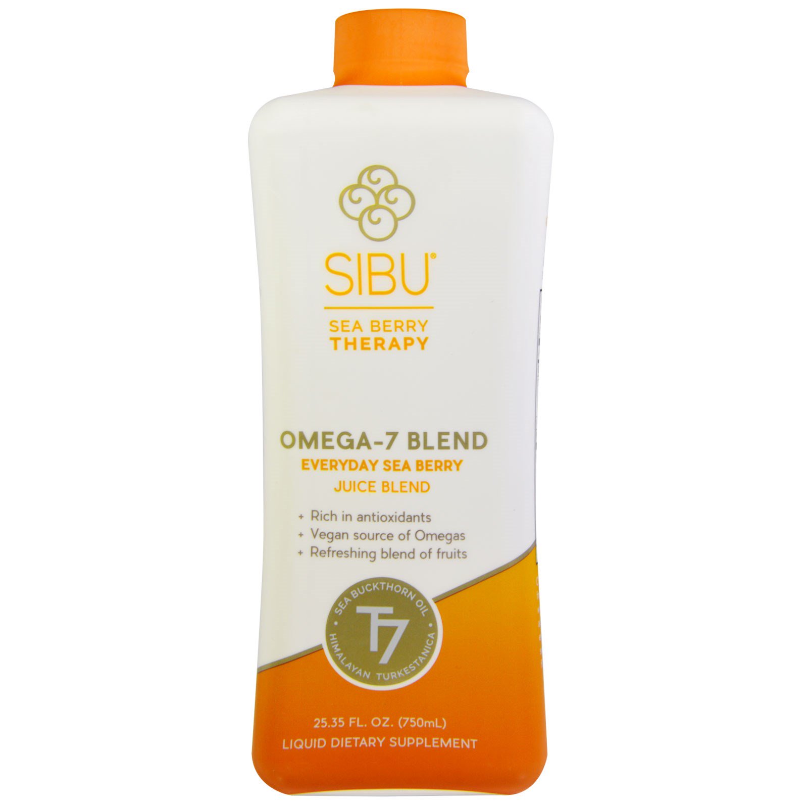 Comprar Sibu Beauty, Combinação Ômega-7, Suco Extraído da Combinação de Frutos do Mar para o dia a dia, 25.35 fl oz (750 ml)