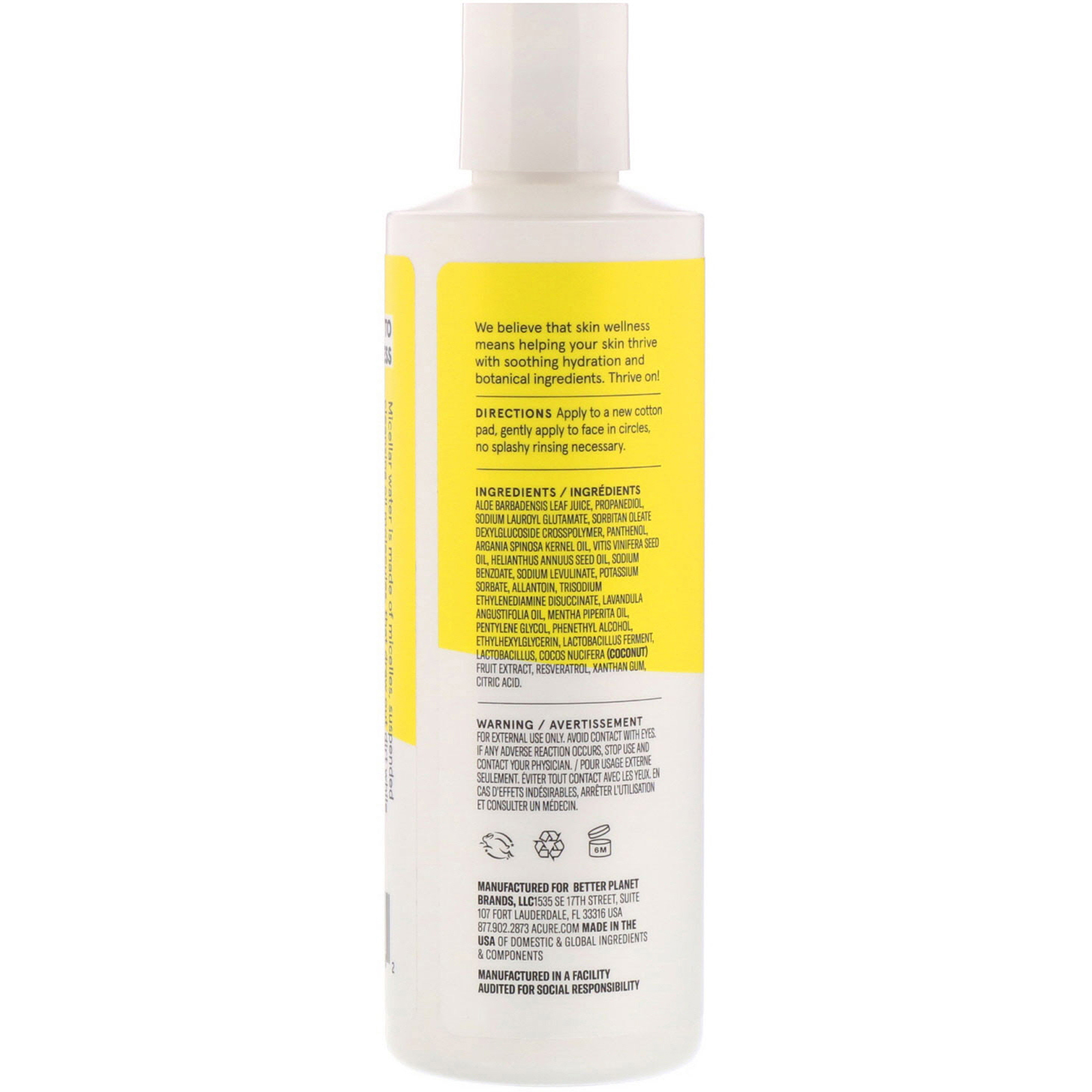 Comprar Acure, Brilhantemente Iluminador, Água Micelar, 236 ml - Imagem 2