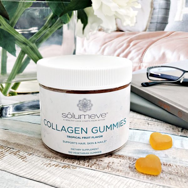 Comprar Solumeve, Gomas de Colágeno, Sem Gelatina, Sabor Frutas Tropicais, 100 Gomas - Imagem 4