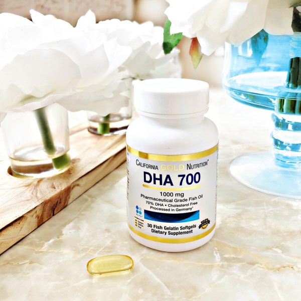 Comprar California Gold Nutrition, DHA 700 Óleo de Peixe, Grau Farmacêutico, 1.000 mg, 30 Cápsulas Softgel de Gelatina de Peixe - Imagem 4