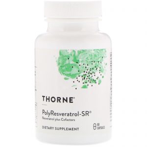 Comprar Thorne Research, PolyResveratrol-SR, 60 Cápsulas