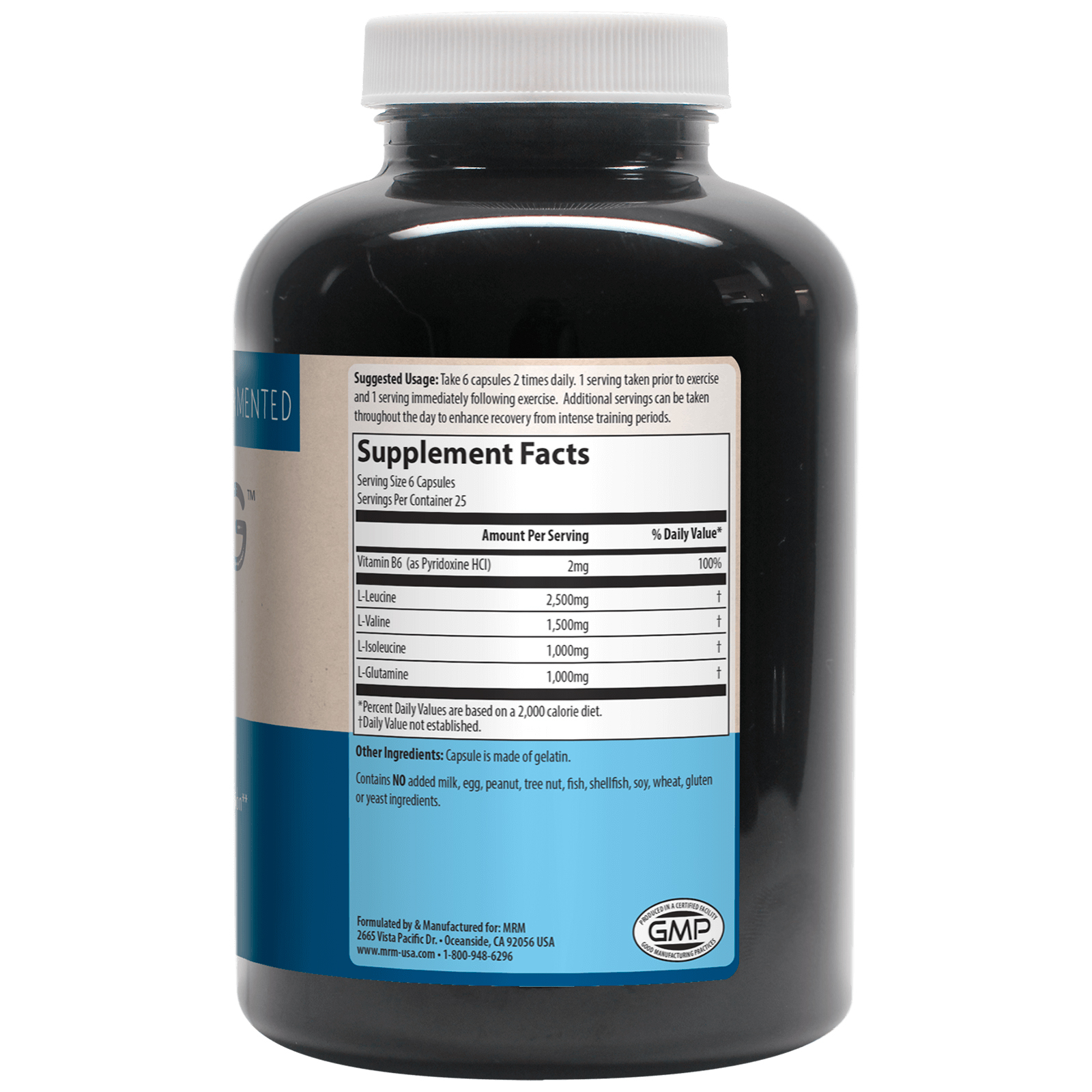 Comprar MRM, BCAA + G 6000, 150 Cápsulas - Imagem 2