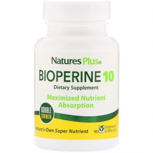 Comprar Nature's Plus, Bioperina 10, 90 cápsulas vegetarianas