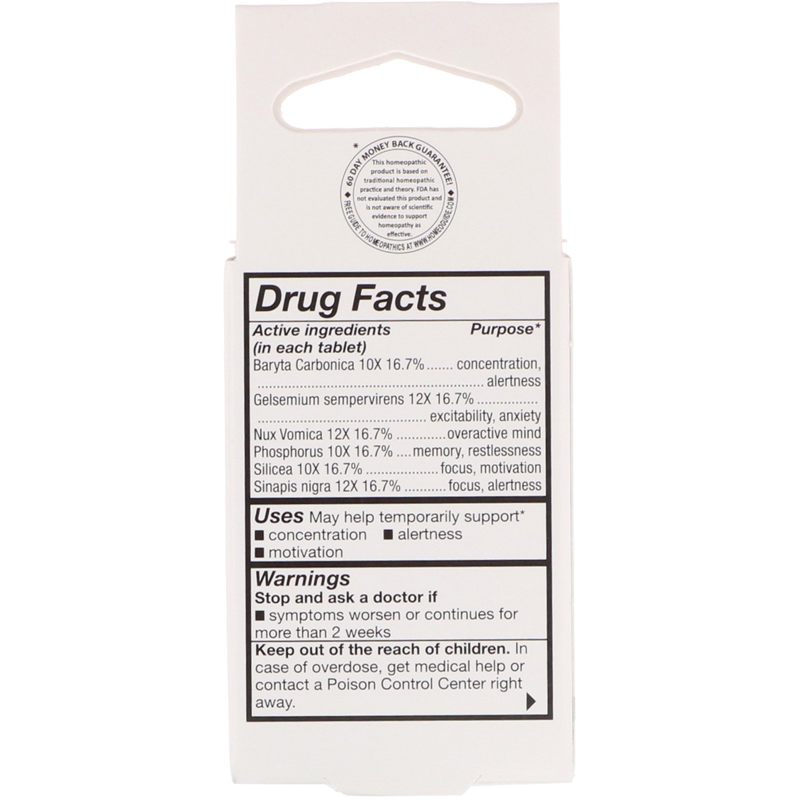 Comprar NatraBio, Children's A+ Attention, 125 Mini Tablets - Imagem 2