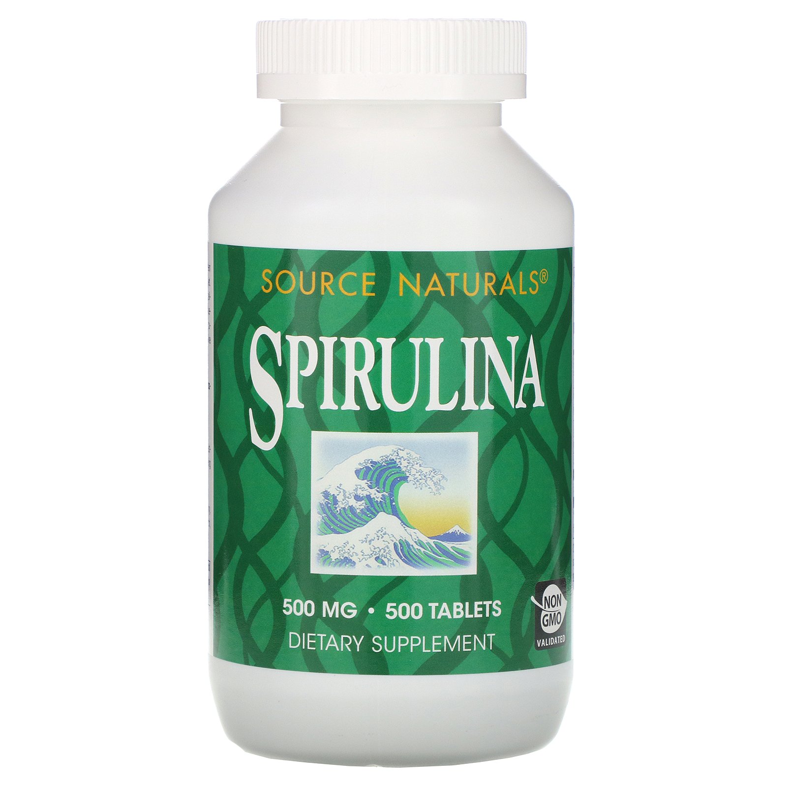 Comprar Source Naturals, Espirulina, 500 mg, 500 tabletes