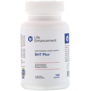 Comprar Life Enhancement, BHT Plus, Durk Pearson & Sandy Shaw, 100 cápsulas