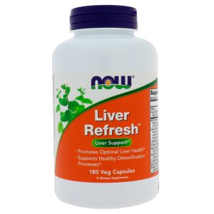 Comprar Now Foods, Liver Refresh, 180 Cápsulas Vegetais