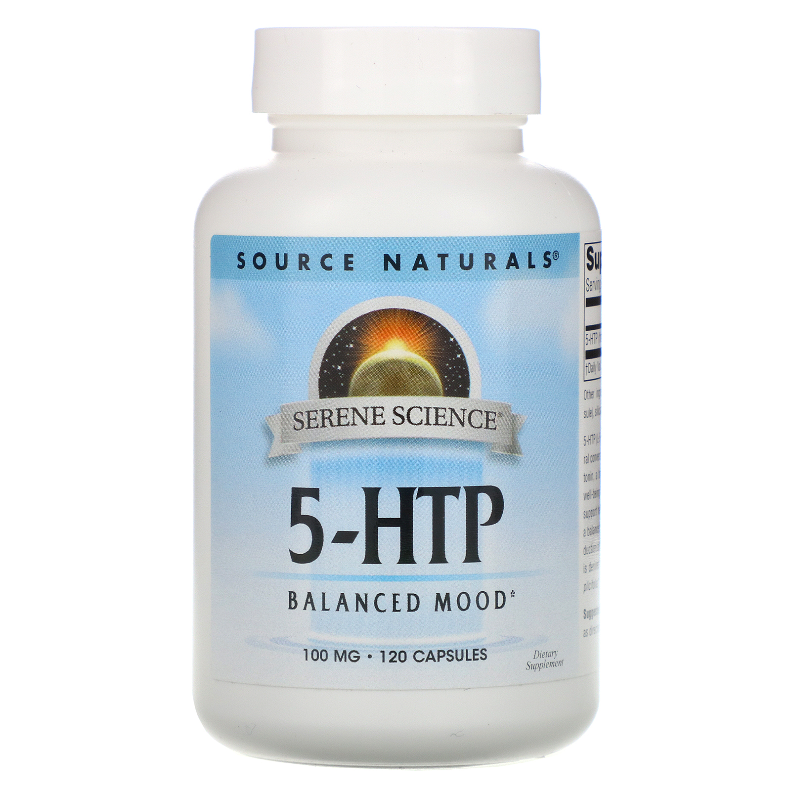 Comprar Source Naturals, 5-HTP, 100 mg, 120 Cápsulas
